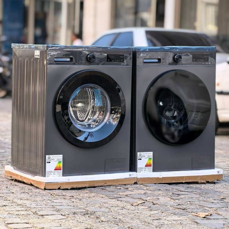 لباس شویی الجی 8 و 9 کیلو دودی مدل Y1