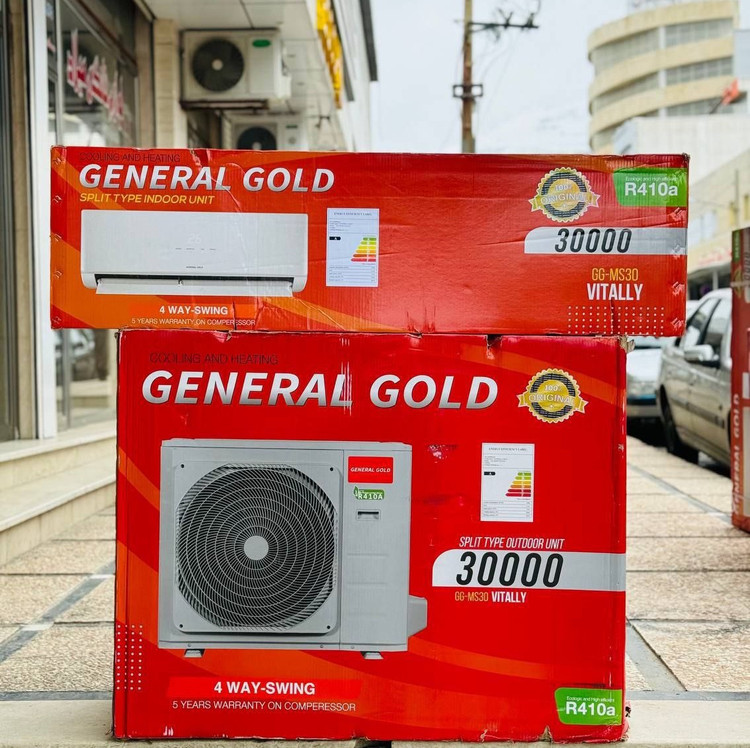 کولر گازی جنرال گلد 30000 موتور سنگین Vitally