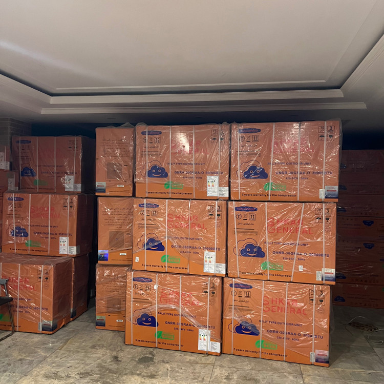 کولر گازی 30000 جنرال شکار طرح لبخندی موتور گریی