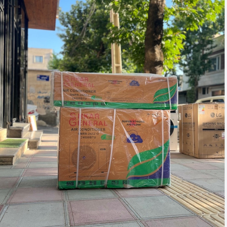 کولرگازی جنرال شکار سایز 24000 موتور سنگین