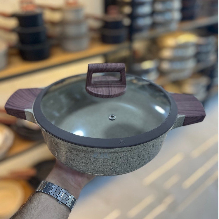 سری ماهیتابه رژیمی وارداتی کف القایی داخل گرانیتی زیو